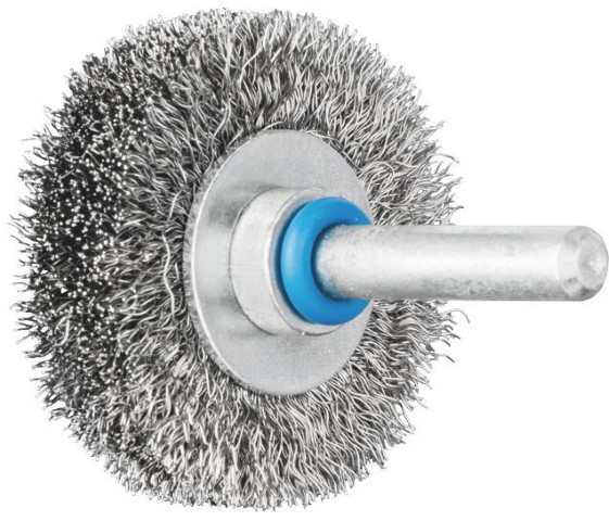 PFERD MOUNTED WHEEL BRUSH CRIMPED S/STEEL 40X9X6MM RBU 0.20 SG